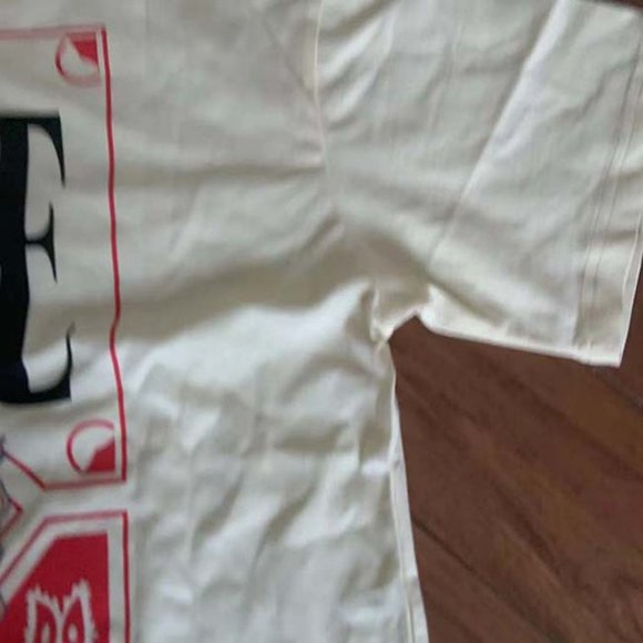 Rhude Fashion Graphic Logo Cream Short Sleeve - Picture 8 of 9